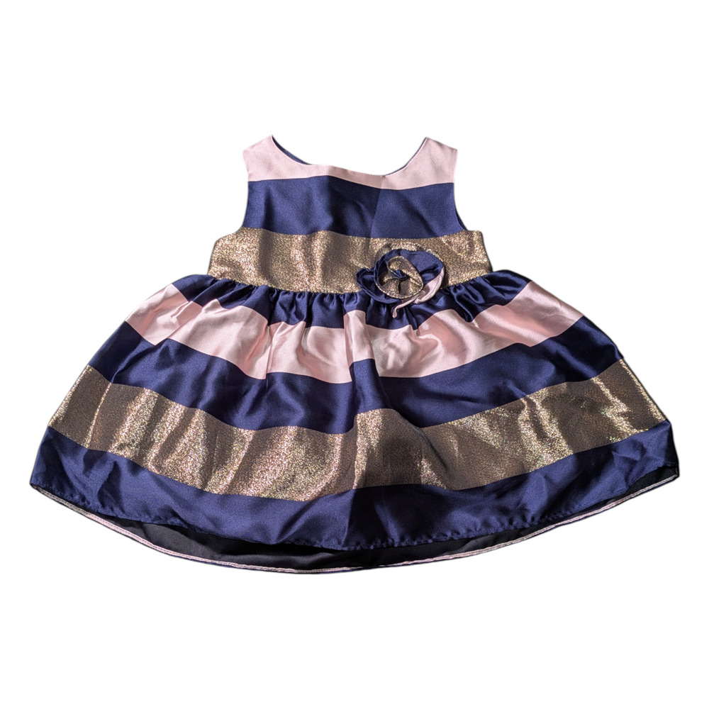 La Princess  - Infant Summer Tiered Dress -  Size 12 Month -Preowned good cond